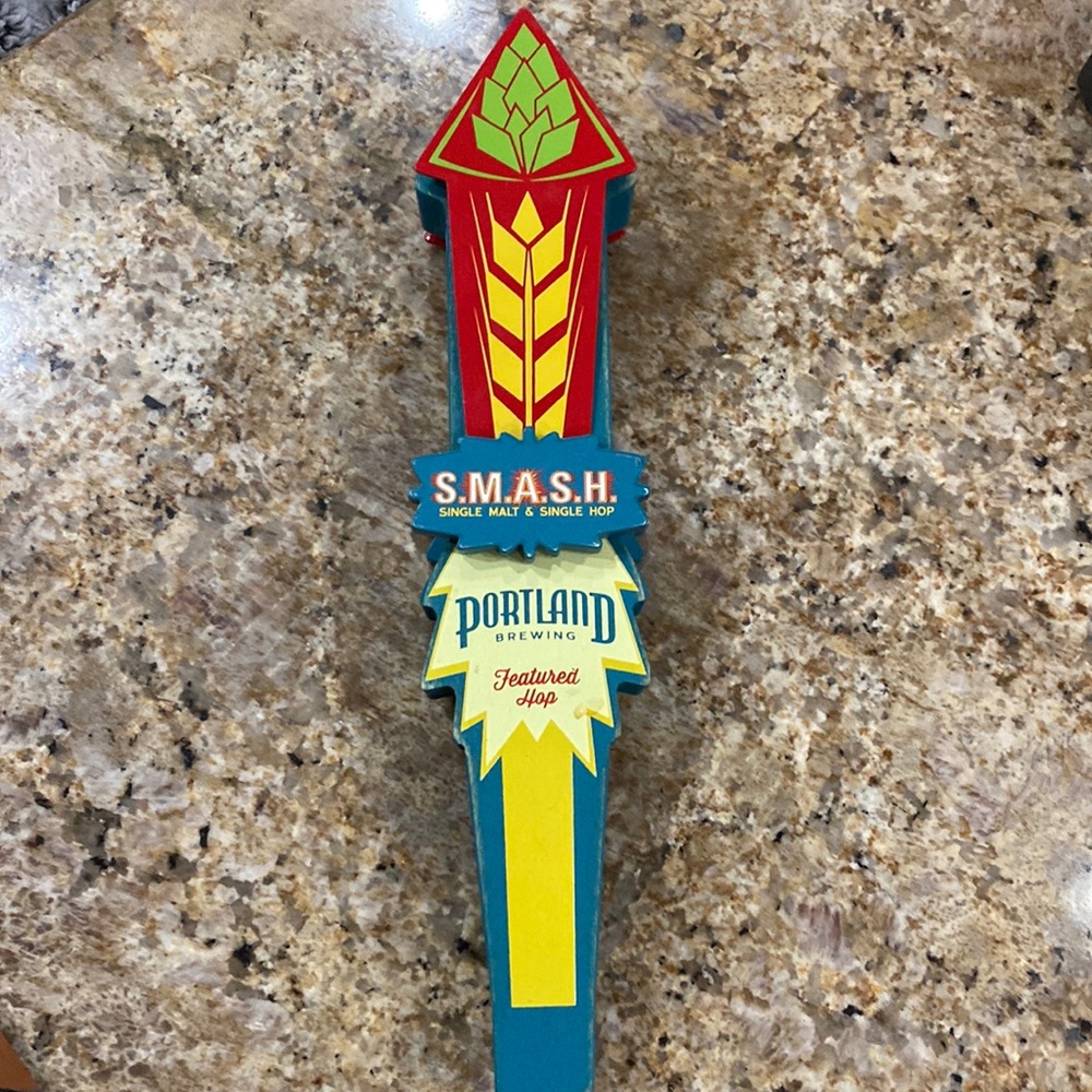 Portland brewing S.M.A.S.H. Single malt and single hop keg handle